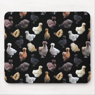 Alfombrilla De Ratón Silkie Bantam Chickens