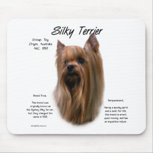 Alfombrilla De Ratón Silky Terrier History Design