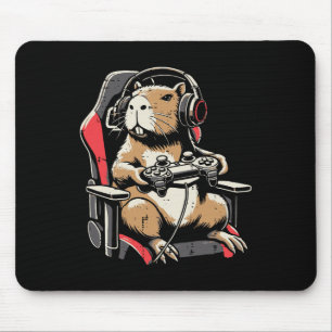 Alfombrilla De Ratón Silla de juego Capyra Auriculares Gamer Capy Hombr