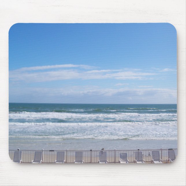 Alfombrilla De Ratón Sillas de playa te esperan (Frente)