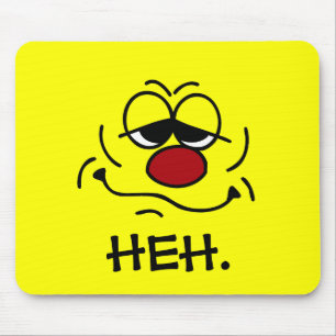 Alfombrilla De Ratón Silly Face Grumpey