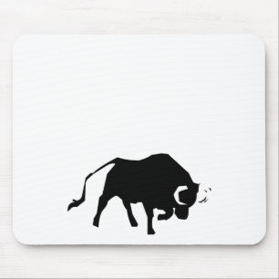 Alfombrilla De Ratón Silueta de carga de Bull