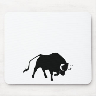 Alfombrilla De Ratón Silueta de carga de Bull