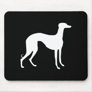 Alfombrilla De Ratón Silueta de galgo
