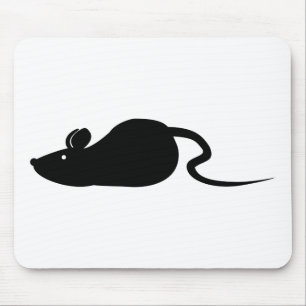 Alfombrilla De Ratón Silueta de ratón