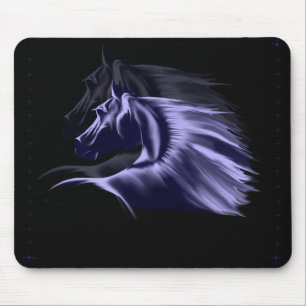 Alfombrilla De Ratón Silueta Mousepad del caballo