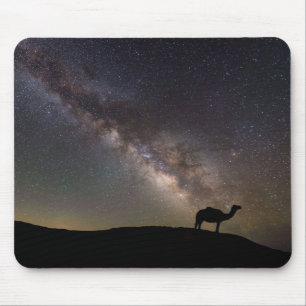 Alfombrilla De Ratón Silueta y Milkyway del camello