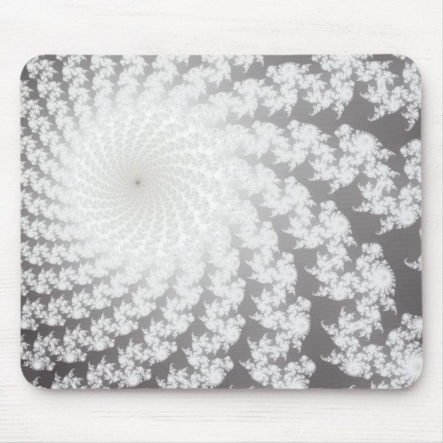Alfombrilla de ratón Silver Whirlpool (Frente)