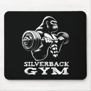 Alfombrilla De Ratón Silverback Gym Gorila Halterofilia Fitne
