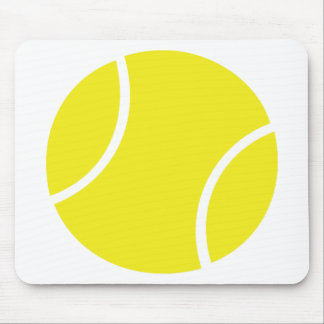 Alfombrilla De Ratón Símbolo amarillo de la pelota de tenis