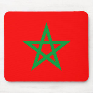 Alfombrilla De Ratón símbolo de bandera de marruecos