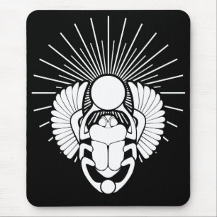 Alfombrilla De Ratón Símbolo de Dios del Scarab alado egipcio