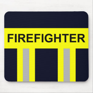 Alfombrilla De Ratón Símbolo de Feuerwehr Uniforme Blau Mousepad