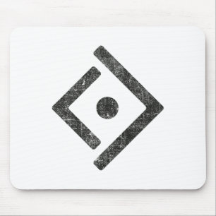 Alfombrilla De Ratón Símbolo de libertad de Ucrania angustiado Logotipo