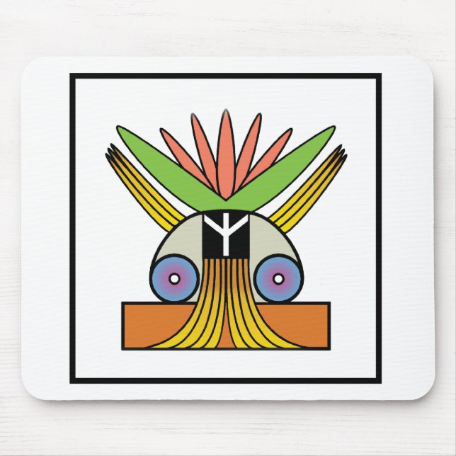 Alfombrilla De Ratón Símbolo de paz de Salome (Frente)