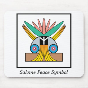 Alfombrilla De Ratón Símbolo de paz de Salome