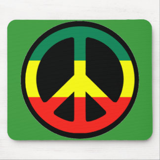 Alfombrilla De Ratón Símbolo de paz rasta