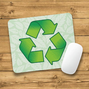 Alfombrilla De Ratón Símbolo de reciclaje