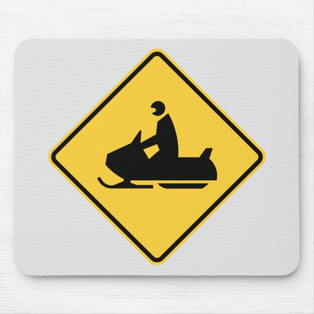 Alfombrilla De Ratón Símbolo de Snowmobile (Frente)
