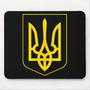 Alfombrilla De Ratón Símbolo de Ucrania Ejército ucraniano medio Emblem