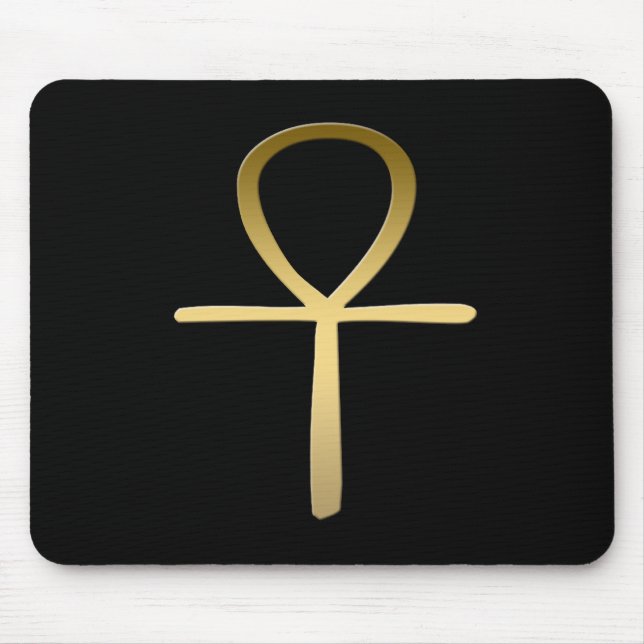 Alfombrilla De Ratón Símbolo egipcio cruzado de Ankh (Frente)