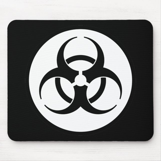Alfombrilla De Ratón Símbolo Mousepad del Biohazard (Frente)