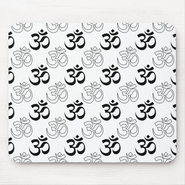 Alfombrilla De Ratón Símbolo Om, Aum (Frente)