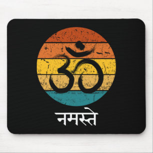 Alfombrilla De Ratón Símbolo Om Namaste Ohm Hindú Zen Tantra Yoga Espír
