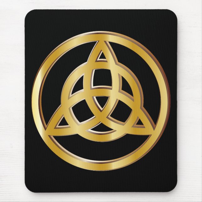 Alfombrilla De Ratón símbolo Triquetra (Frente)