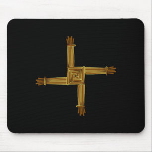 Alfombrilla De Ratón Símbolos celtas Cruz de Brigid Nudo celta Símbolo