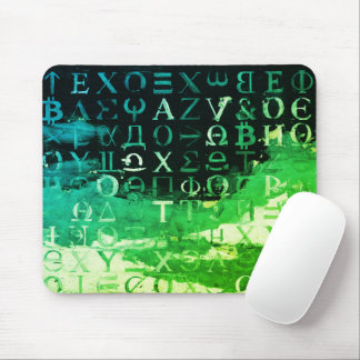 Alfombrilla De Ratón Símbolos de Bitcoin (Estilo: Verde de Ganancia - 1
