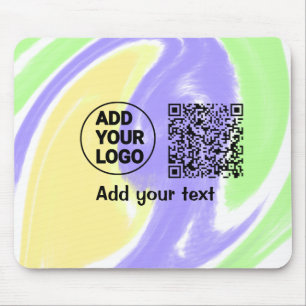 Alfombrilla De Ratón Simple código qr minimalista agregar logotipo esca