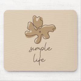 Alfombrilla De Ratón Simple Life Minimalism Mousepad