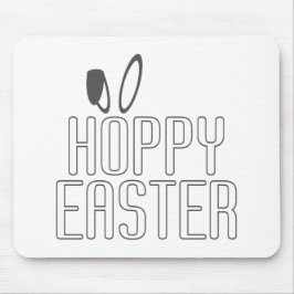 Alfombrilla De Ratón Simple tipografía de pascua de pascua | Mousepad