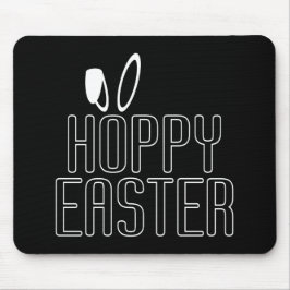Alfombrilla De Ratón Simple tipografía de pascua de pascua | Mousepad