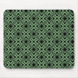Alfombrilla De Ratón Simplemente deslumbrante Damask Mousepad, verde