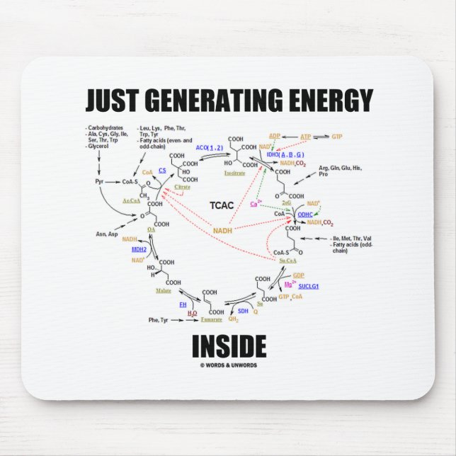 Alfombrilla De Ratón Simplemente Generando Energía Adentro (Ciclo de Kr (Frente)