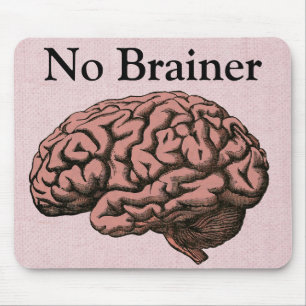 Alfombrilla De Ratón Sin almohadilla de ratón para el cerebro