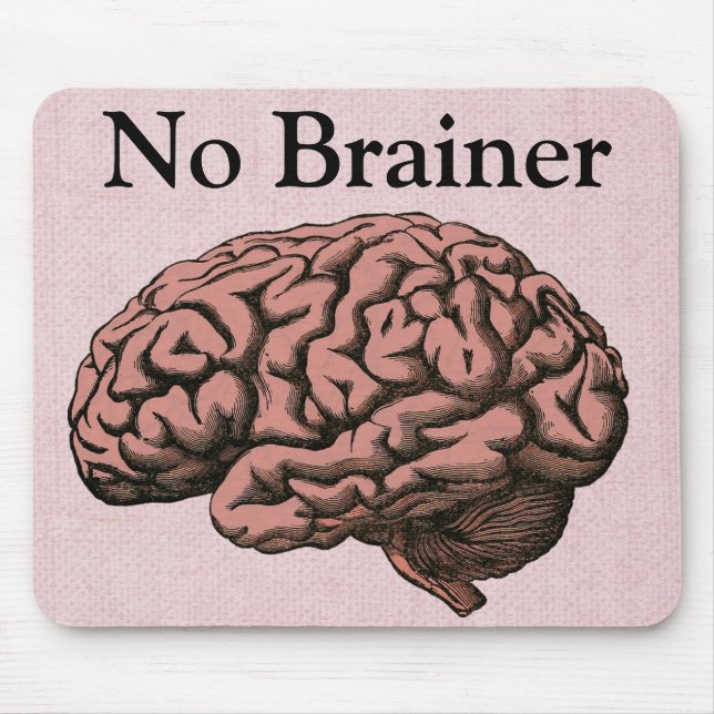 Alfombrilla De Ratón Sin almohadilla de ratón para el cerebro (Frente)