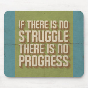 Alfombrilla De Ratón Sin Lucha Sin Progreso Motivacional Mousepad