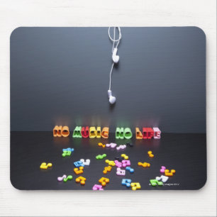 Alfombrilla De Ratón Sin música ni vida
