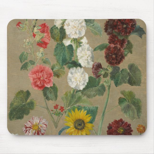 Alfombrilla De Ratón Sin título (flores) (aceite a bordo) (Frente)