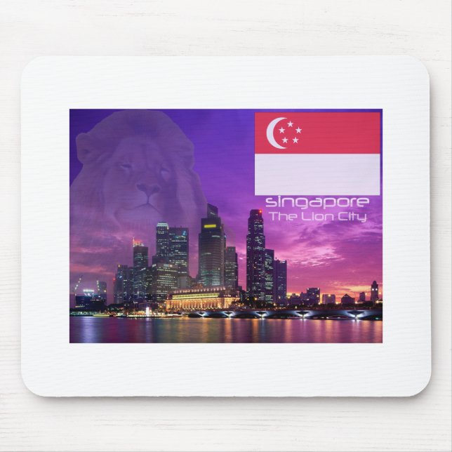 Alfombrilla De Ratón Singapur (Frente)