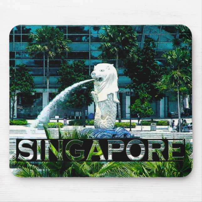 Alfombrilla De Ratón Singapur (Frente)
