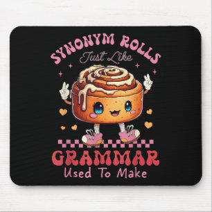 Alfombrilla De Ratón Sinónimo gracioso rollo Chiste Canela Rolls Gramma