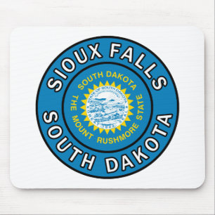 Alfombrilla De Ratón Sioux Falls Dakota del Sur