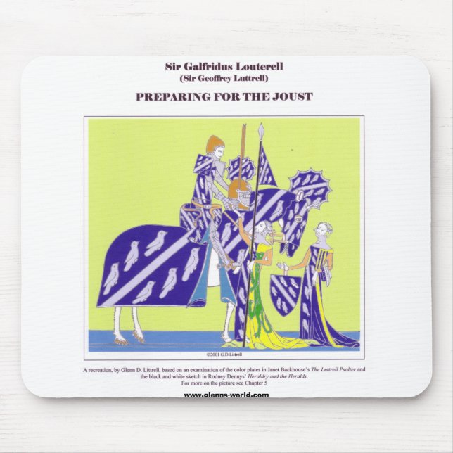 Alfombrilla De Ratón Sir Louterell Mousepad (Frente)