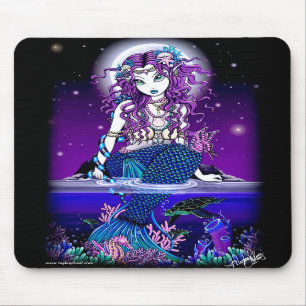 Alfombrilla De Ratón Sirena crepuscular Mousepad de la luna de Uxia