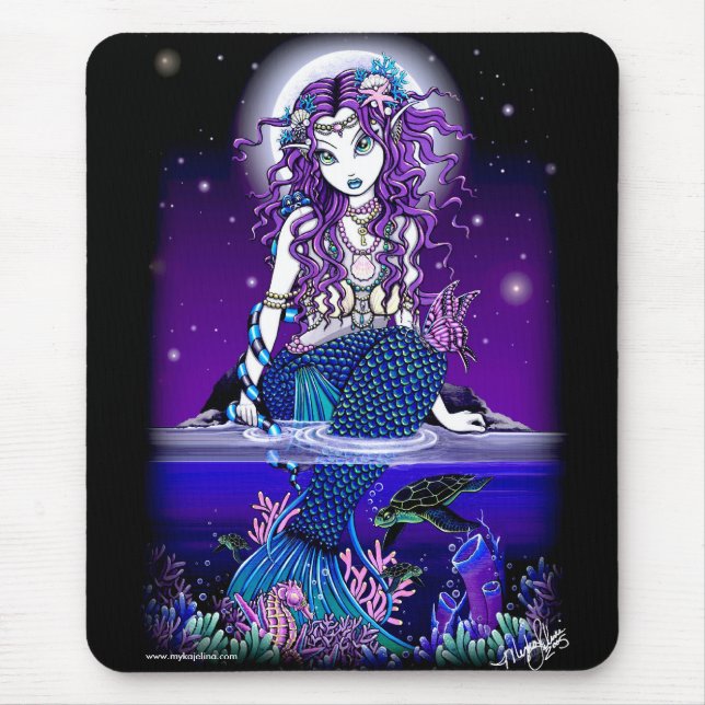 Alfombrilla De Ratón Sirena crepuscular Mousepad de la luna de Uxia (Frente)