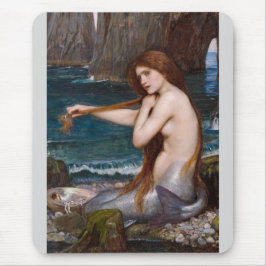 Alfombrilla De Ratón Sirena de John William Waterhouse 1900 CC1041